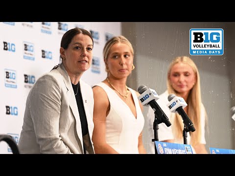 Big Ten Coaches and Players Preview the Season | Day 2 of 2025 B1G Volleyball Media Days