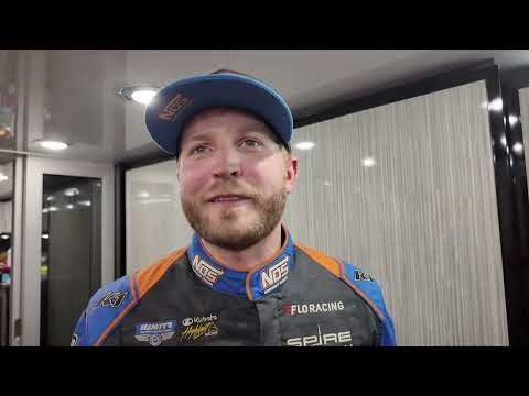 Tyler Courtney discusses his second-place finish in the High Limit main event at Florence Speedway - dirt track racing video image