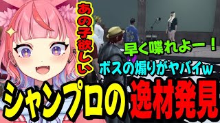 【ストグラ】シャンプロの逸材を発見するもボスの煽りに爆笑する丘猫まるwww【宙星ぱる】