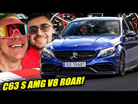 The HAPPIEST Owner & 585hp C63 S Mercedes AMG V8! // Nürburgring