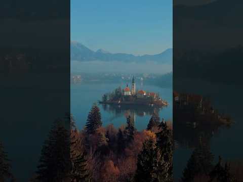 Enchanting Lake Bled 4K | Slovenia’s Church Island in Autumn Glory