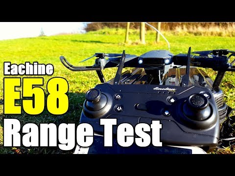 Eachine E58 Drone Range Test How far will it go? and The Wifi FPV - UCMniPb3td7gxZo3Ex-kXmiA