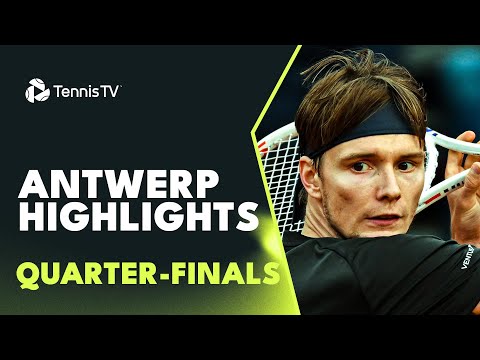 Tsitsipas Battles Hanfmann; Bublik, Fils Also in Action | Antwerp 2023 Quarter-Final Highlights