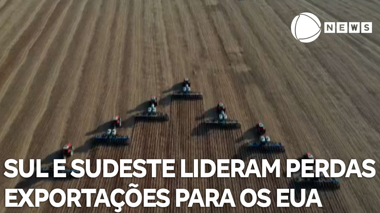 Sul e Sudeste lideram perdas de exportações para os EUA