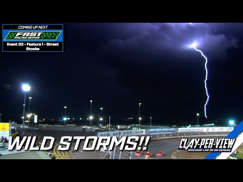 Massive Storms End the Night | Perth Motorplex - 12th Jan 2024 | Clay-Per-View - dirt track racing video image