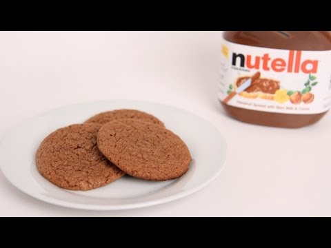 Homemade Nutella Cookies Recipe - Laura Vitale - Laura in the Kitchen Episode 390 - UCNbngWUqL2eqRw12yAwcICg