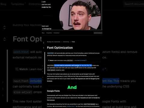 Next.js Font benefits explained