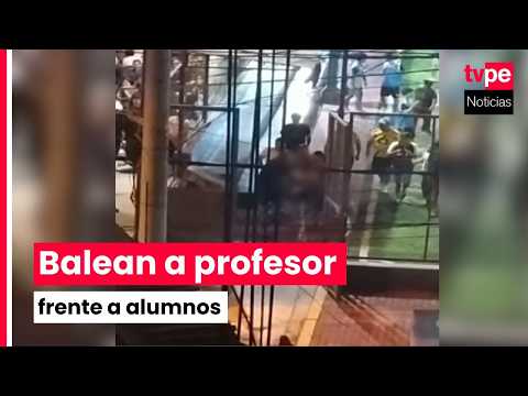 Profesor de fútbol es atacado a balazos mientras entrenaba a menores en el Callao