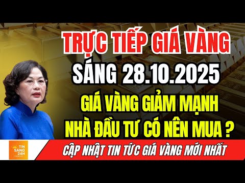 Giá Vàng Giảm Sâu 28/10–  Chiến Lược Tích Trữ Dài Hạn và Rủi Ro "Lướt Sóng"
