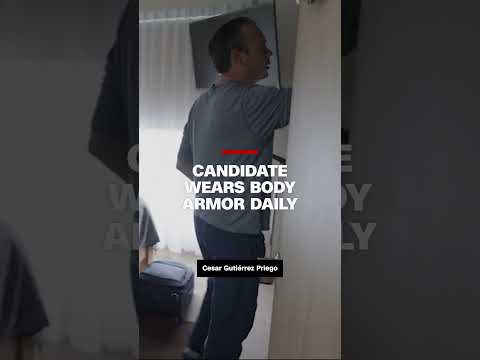 Political candidate wears body armor daily
