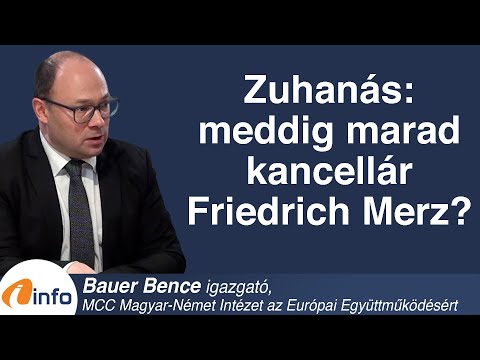 Zuhanás: meddig marad kancellár Friedrich Merz? Bauer Bence, Inforádió, Aréna