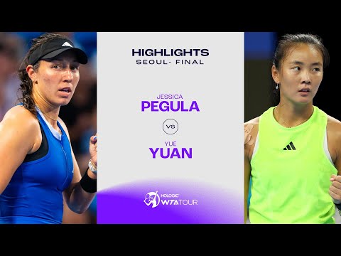 Jessica Pegula vs. Yue Yuan | 2023 Seoul Final | WTA Match Highlights