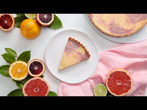 The Perfect Marbled Citrus Tart