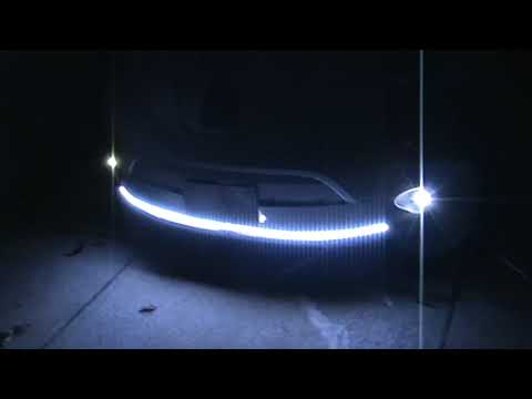 Nissan Leaf Lights at Night