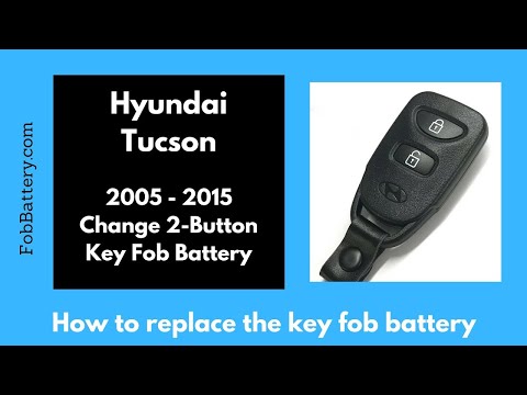 Galantería tarjeta Asimilar Cómo cambiar la batería de la llave en un Hyundai Tucson - Hyundai Tucson  (MK 1, JM)
