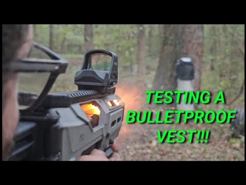 ABUSING A BULLETPROOF VEST!
