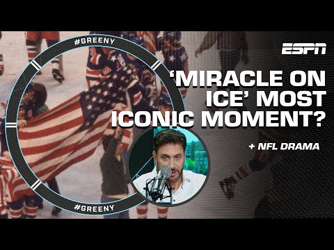 Is the 'Miracle on Ice' the MOST ICONIC MOMENT in sports history? + Justin Fields DRAMA  | #Greeny video clip