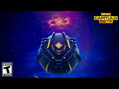 APARECIO UNA GRIETA ARRIBA de la NAVE del VIAJERO OSCURO de FORTNITE...