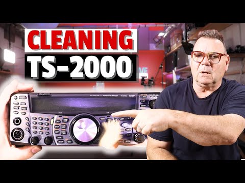 Cleaning up an old Kenwood TS-2000