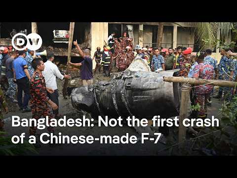 Bangladesh Air Force pilot reported a mechanical fault shortly after take-off | DW News