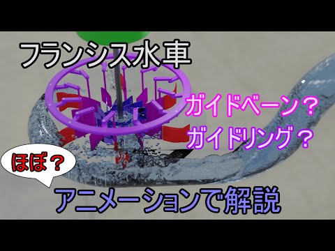 【電験三種：電力】フランシス水車の構造【ver2】