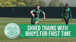 Marian Shved’s first Celtic training session! 🆕🇺🇦