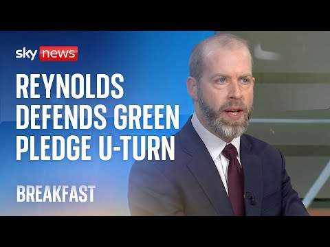 Shadow business secretary defends U-turn on £28bn green pledge