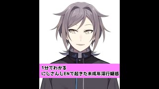 【鳴神裁】1分でわかるにじさんじENで起きた未成年淫行疑惑 #Shorts