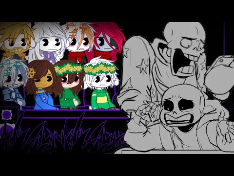 (🇧🇷🇺🇸🇲🇽) Undertale react to "SOUPER".