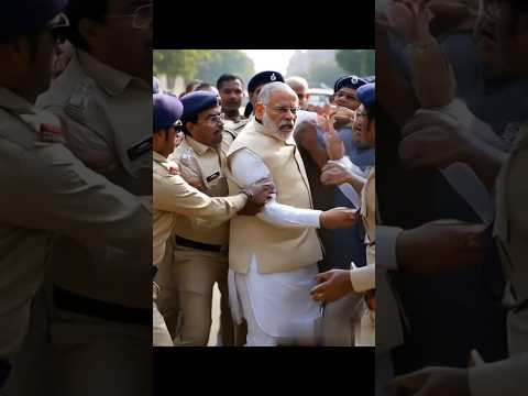 Modi and Amit shah catched by police #ai#aivideo #bharat #politics#viral #trending #viralshort