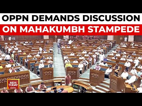 Parliament Budget Session Begins with Opposition Uproar over Mahakumbh Stampede | India Today