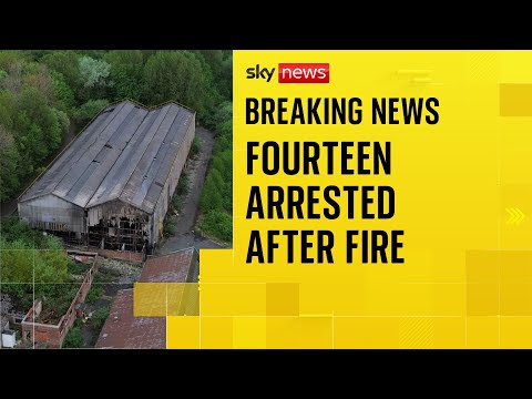 Fourteen children arrested on suspicion of manslaughter after industrial fire in Gateshead