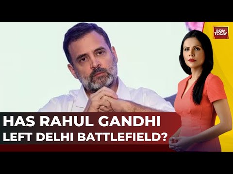 News Today LIVE: Has Rahul Gandhi Left Battlefield Delhi? Delhi Elections 2025 | India Today
