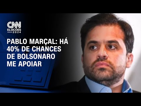 ​Eleições 2024: Há 40% de chances de Bolsonaro me apoiar, diz Pablo Marçal | CNN 360º