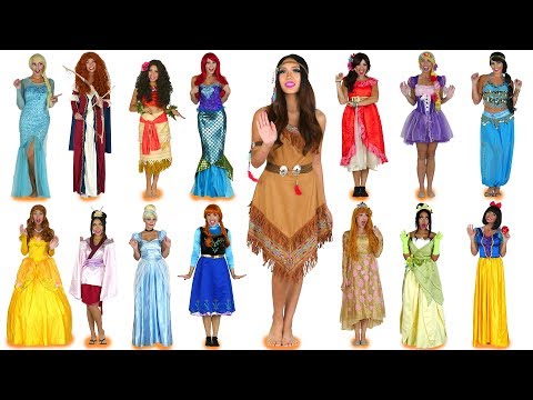 Every Disney Princess Costume Ever for Halloween. Totally TV - UCPOIFuct7fjWKkiDRTNJqrg