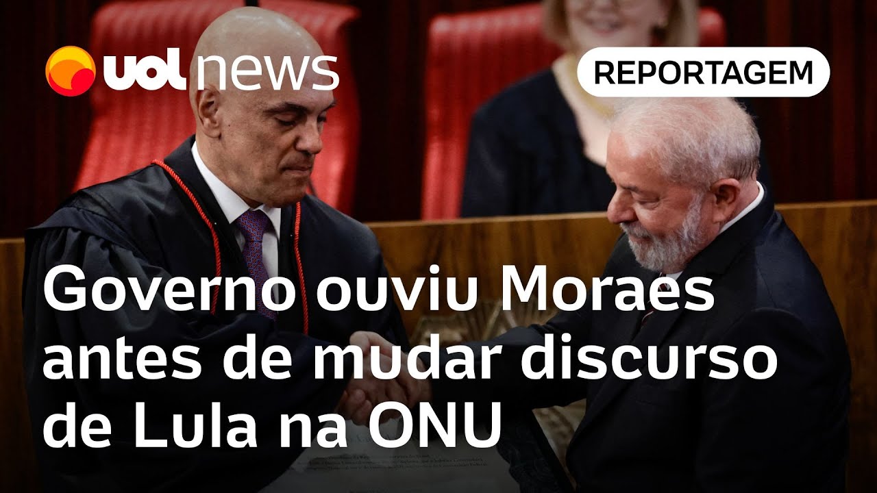 Lula soube de novas sanções dos EUA em avião e ouviu Moraes antes de mudar discurso na ONU