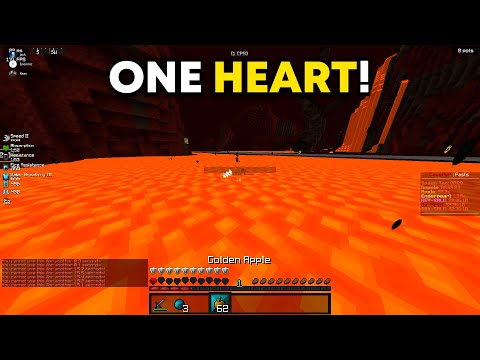 Top HCF Godly Moments (Half Heart Nether Kite, Crazy Trap Escapes)
