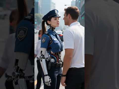 guys tries out newest girlfriend robot at the expo #robots #irc #humanoid #ai