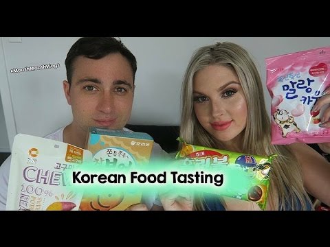 Korean Food Tasting | MooshMooshVlogs