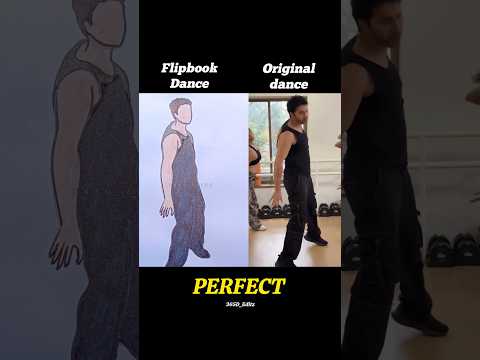 Flipbook Dance Vs Original dance #shorts #Flipbook #Viral #Varundvn