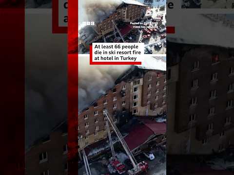 At least 66 people die in ski resort fire at hotel in Turkey. #SkiResort #News #BBCNews