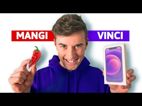 Se lo MANGI VINCI un iPhone! Tu lo faresti?