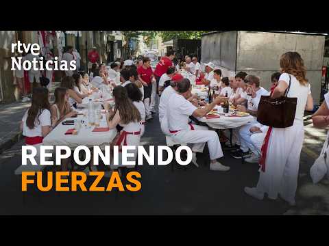 REPONER fuerzas para AGUANTAR los SANFERMINES | RTVE Noticias