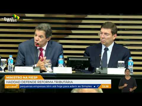 Haddad defende reforma tributária em visita à Fiesp