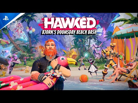 Hawked - Bjorn's Doomsday Beach Bash Trailer | PS5 & PS4 Games