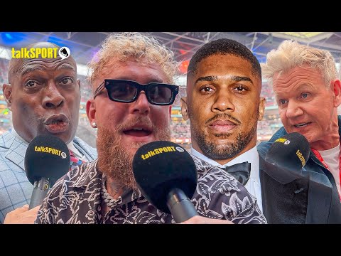 “I’ll beat him & shock the world! Jake Paul CALLS OUT Anthony Joshua & REACTS to m Tyson Fury bet