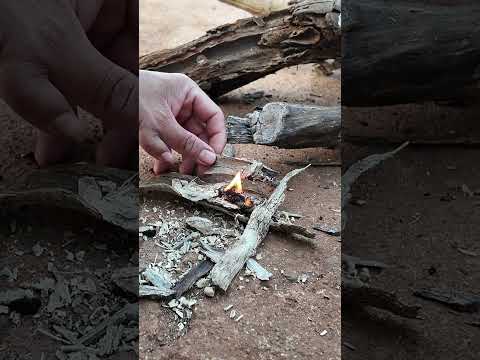 Prepare dinner by myself using a charcoal stove