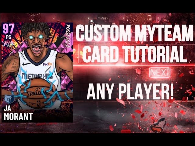 How to Make Custom NBA 2K Cards