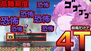 【FGO】高難易度：その日、イプちゃんは恐怖した。「イプちゃんの挑戦状」LV90ゴッホと前衛だけで4T撃破【落涙の翼 】