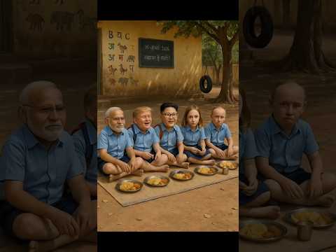 School Life Struggles | World leaders as school kids | #funny #modi #shorts #ai #viral